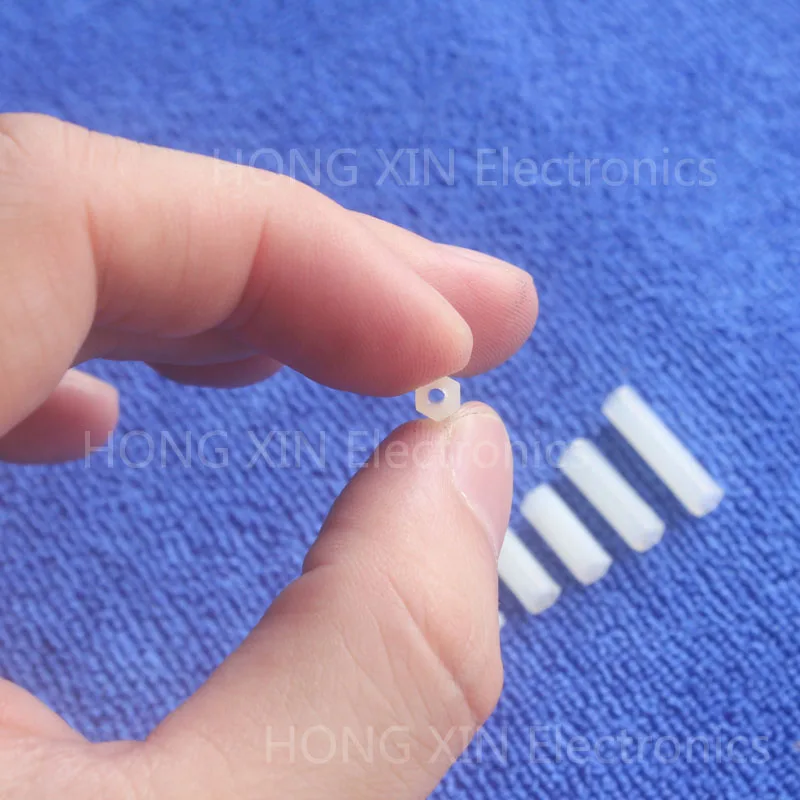 M2 * 5 1 шт Белый Нейлоновый противостоящий прокладка Стандартный гнездовой мм