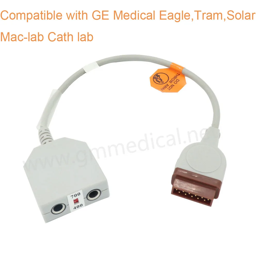 Двухканальный телефонный кабель 11 контактов совместимый с GE Medical Eagle Tram Solar Use для