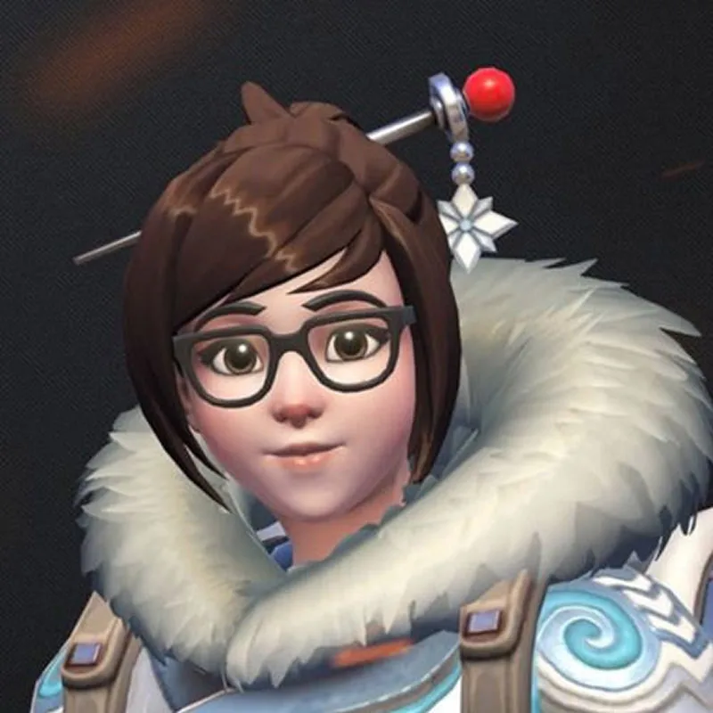 Ручная работа косплей игра OW Mei Шпилька заколка для волос аксессуары ювелирные изделия