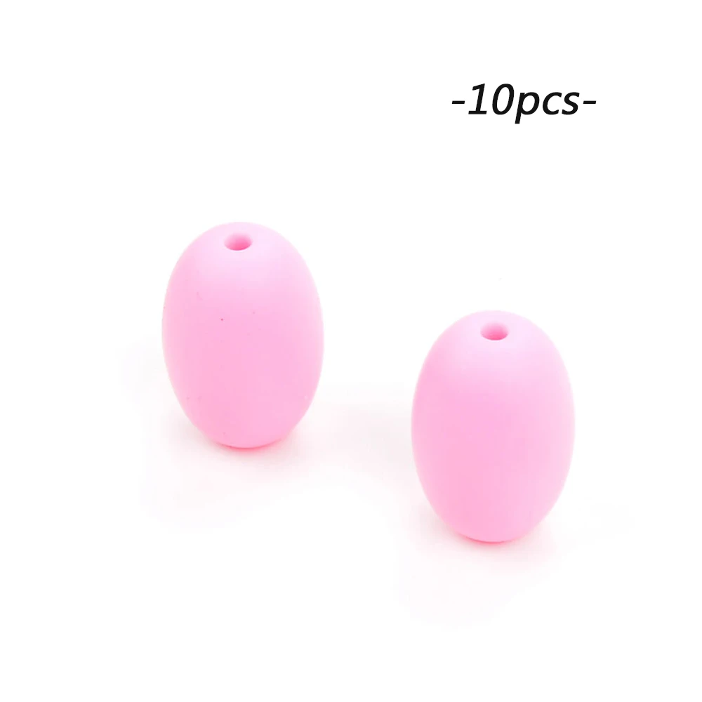 pink LOFCA 10 шт./партия виноградный силиконовый бисер ребенок прорезывание зубов игрушечная еда класс силиконовый без бисфенола А жевательное ожерелье аксессуары для кормления - Цвет: pink