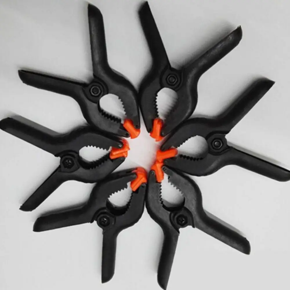 6 шт. 2 дюймовые Пружинные микро зажимы Набор DIY захват A образная жесткая