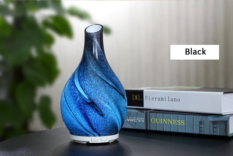 120 мл мраморный стеклянный ультразвуковой увлажнитель воздуха со светодиодной