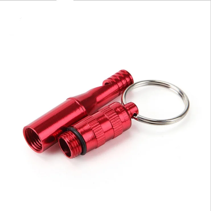 

Aluminum alloy two-section big whistle high decibel lifesaving whistle outdoor survival whistle at 7608