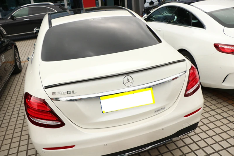 Для Benz W213 спойлер Высокое качество ABS автомобиль спойлер заднего крыла для Benz W213 E300 E320 E260 E63 спойлер
