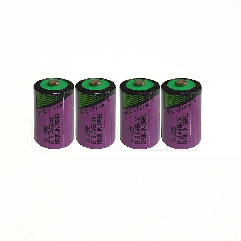 

4pcs Original New TL-5902 1/2AA ER14250 SL350 3.6V 1/2 AA PLC Lithium Battery