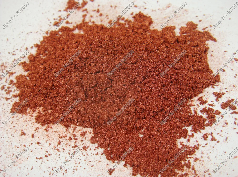 

50gram Brown-red Color Cosmetic Mica Pearl Pigment Dust Powder for DIY Nail Art Polish and Makeup Eye Shadow