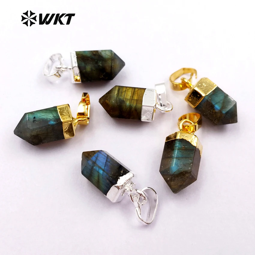 WT-P1330 WKT Новое поступление! красивый кулон из натурального камня красочные мини