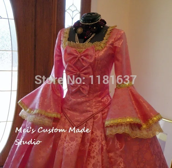 Платье на заказ с тремя бантами французское платье Марии Антуанетты в стиле