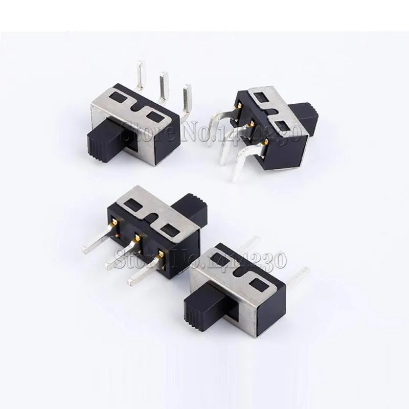 10 шт. SS12D10 SS12D11 3 контактный прямой выключатель 1P2T с ручкой 5 мм расстояние 4 7 3A 250 В