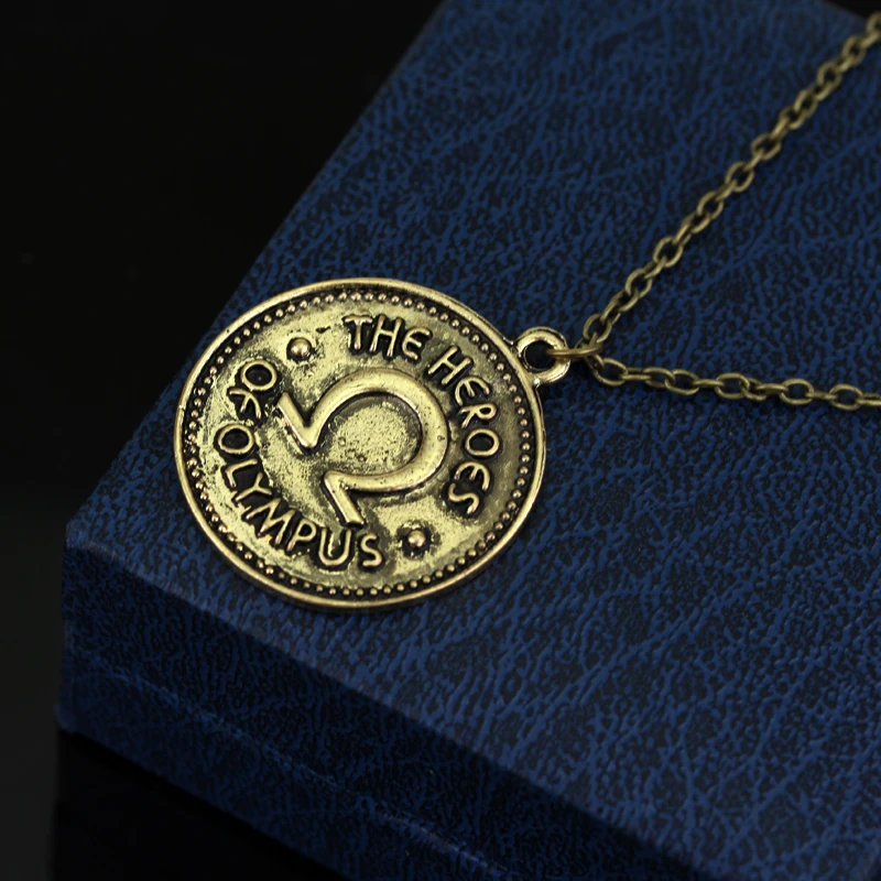 Винтажное ожерелье с монетой Percy Jackson Camp The heroes of olympus ivlivs | Украшения и аксессуары