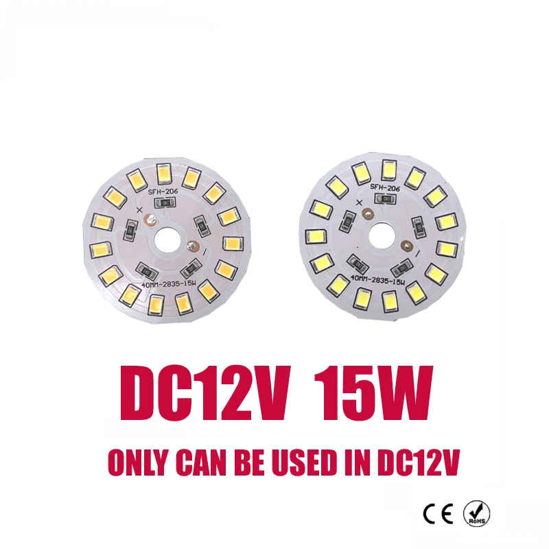 2020 DC12V светодиодный светильник чип 27 Вт 21 15 9 Лампа COB Smart IC драйвер холодный и