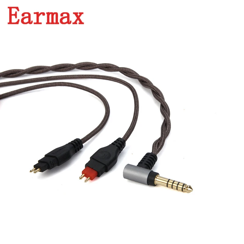 Earmax замена кабеля для Sennheiser-HD25 HD25-1 HD25-1 II HD25-C HD25-13 HD 25 наушников аудио кабель с 6,3 штепсельной вилки