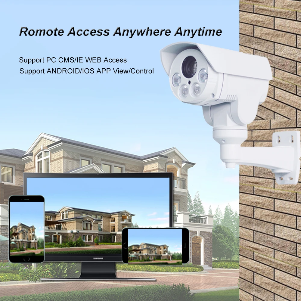 1080 МП HD P 2 мини PTZ цилиндрическая IP камера 10X 4X оптический зум POE CCTV видеонаблюдение