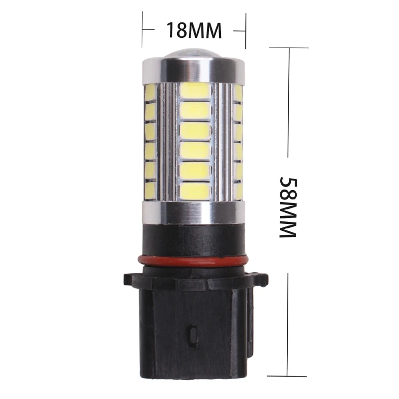 Kevanly 1 шт. автомобильный противотуманный фонарь H8 H11 Led 9005 Hb3 9006 Hb4 H4 H7 1157 P13w H16 5630 33SMD дневные ходовые огни светильник поворот Парковка лампы