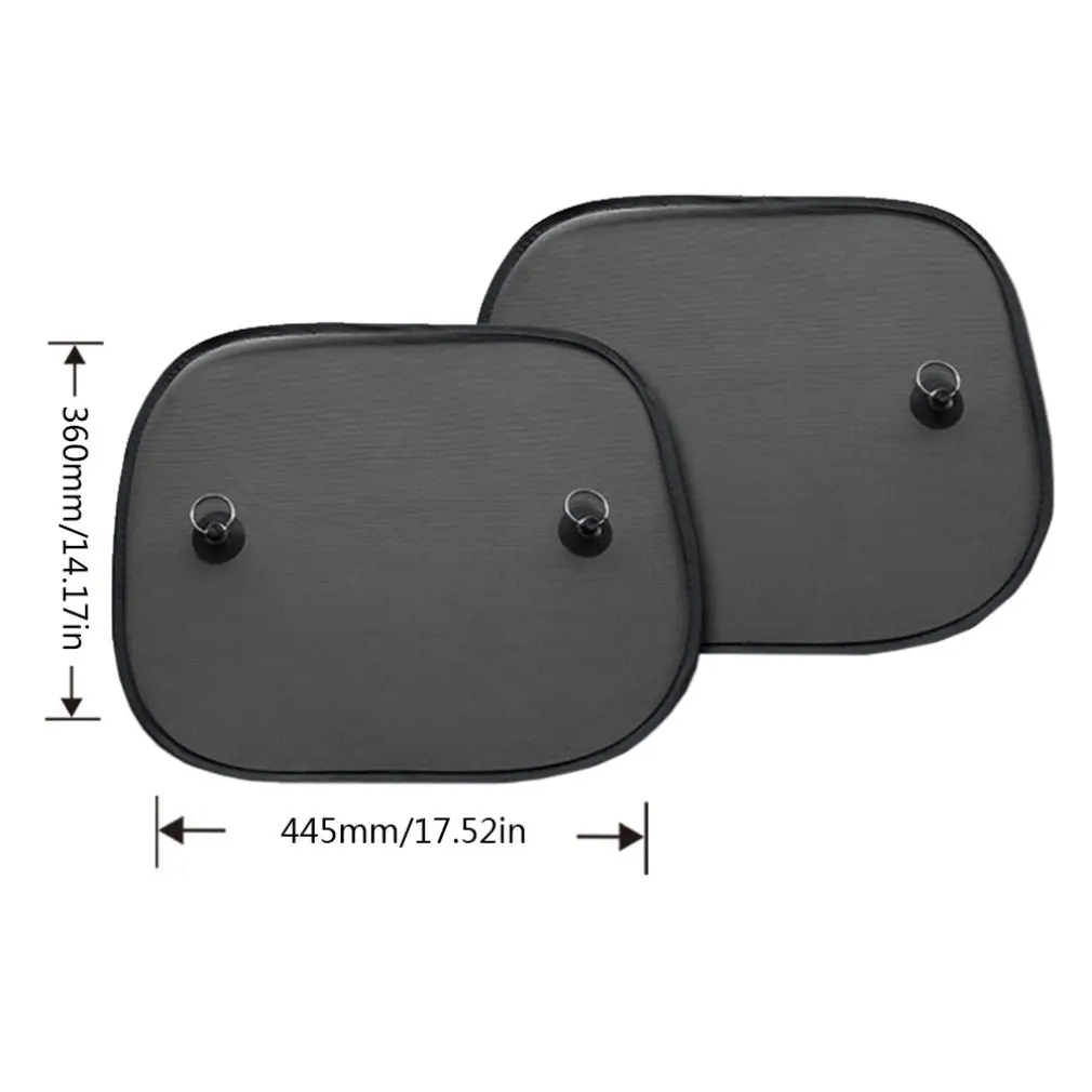 Высокое качество автомобильный солнцезащитный козырек боковой черный защита от