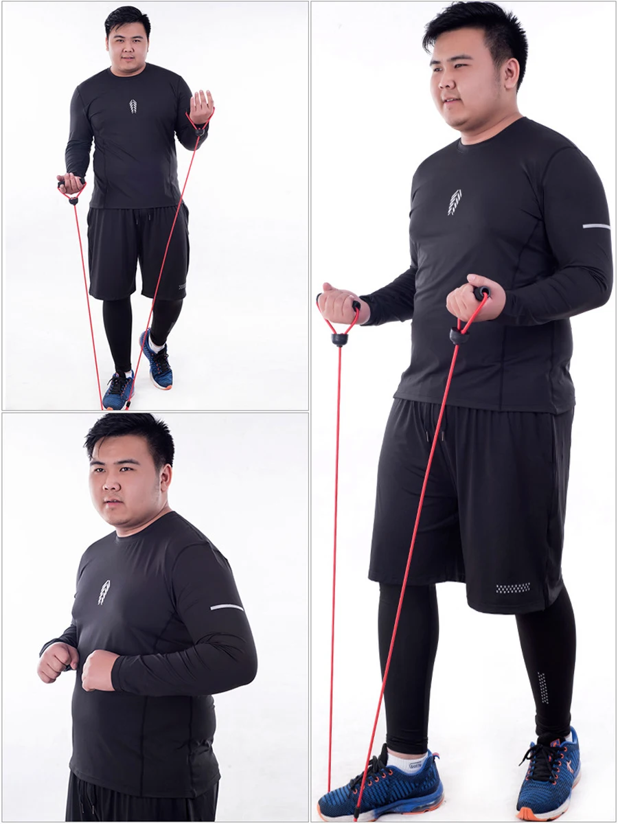 Мужские шорты для бега размера плюс 5XL 6XL, эластичные быстросохнущие костюмы для тренировок, тренажерного зала, фитнеса, тренировок, спортивных трусцовых шорт с карманом