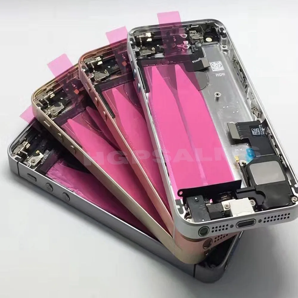 Новый полный корпус для iPhone SE средняя рамка Шасси задняя крышка батарейного