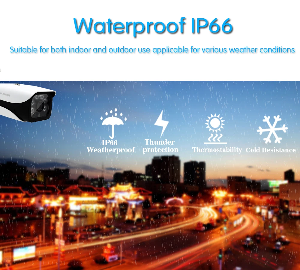 Система видеонаблюдения 4 канала POE HD H.265 2592 МП NVR 1520 * IP камера для помещений и