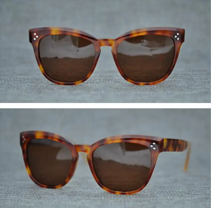 Женские градиентные солнцезащитные очки LKK большие Винтажные Солнцезащитные в