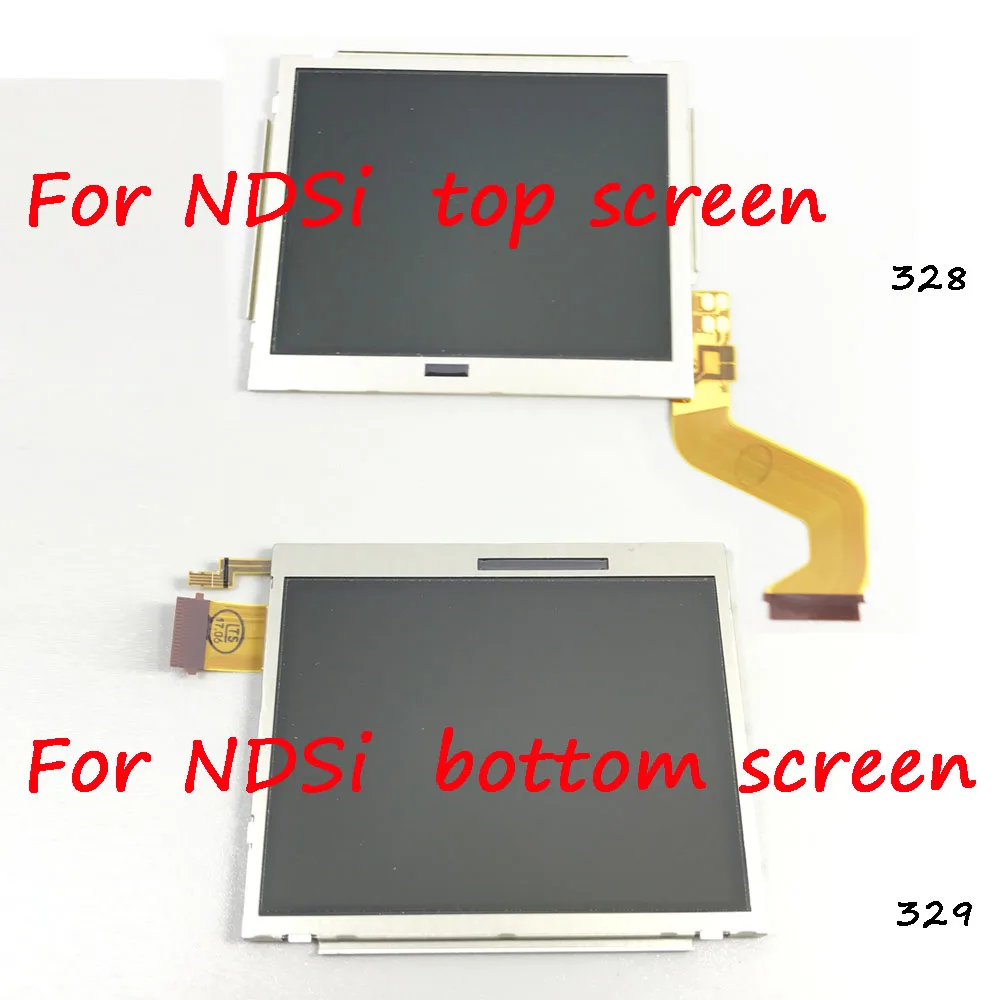 

New Hot Sale Top & Lower Bottom Touch LCD Display Repair Parts LCD Screen for Nintendo for DSi for NDSi Replacement repair parts