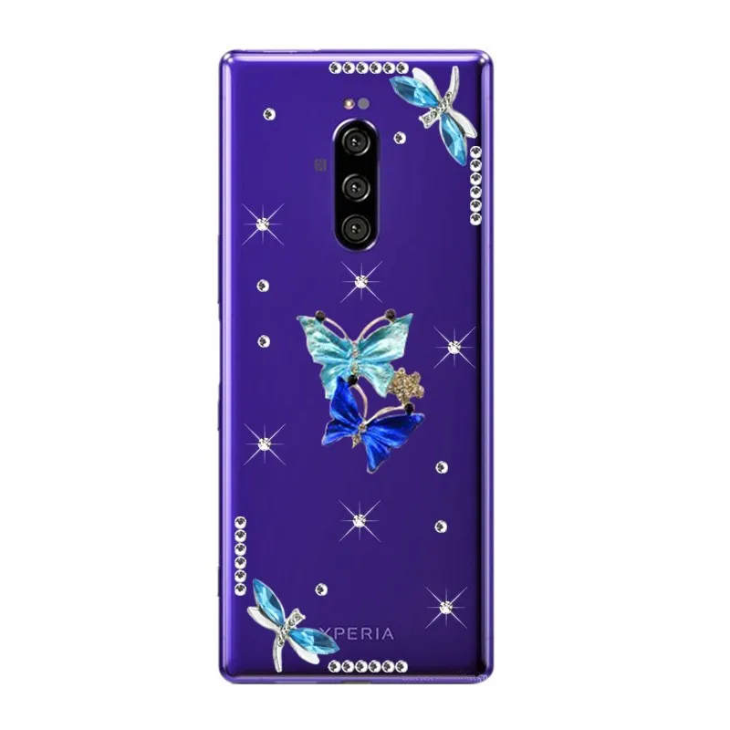 Чехол для телефона Sony Xperia 1 10 Plus прозрачный силиконовый чехол бампер с