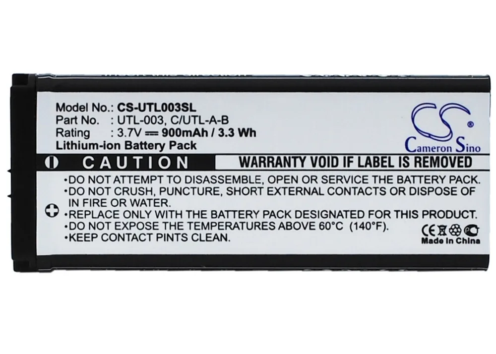 

Cameron Sino 900mAh Battery C/UTL-A-BP UTL-003 for Nintendo DS XL DSi LL DSi XL UTL-001