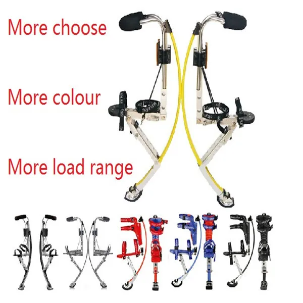 Jump Stilts Children Kids  Skyrunner  Weight is 44~88lbs/20~40kg Red Color/Exercise Parkour  Flying Shoes Fun Fitness images - 6