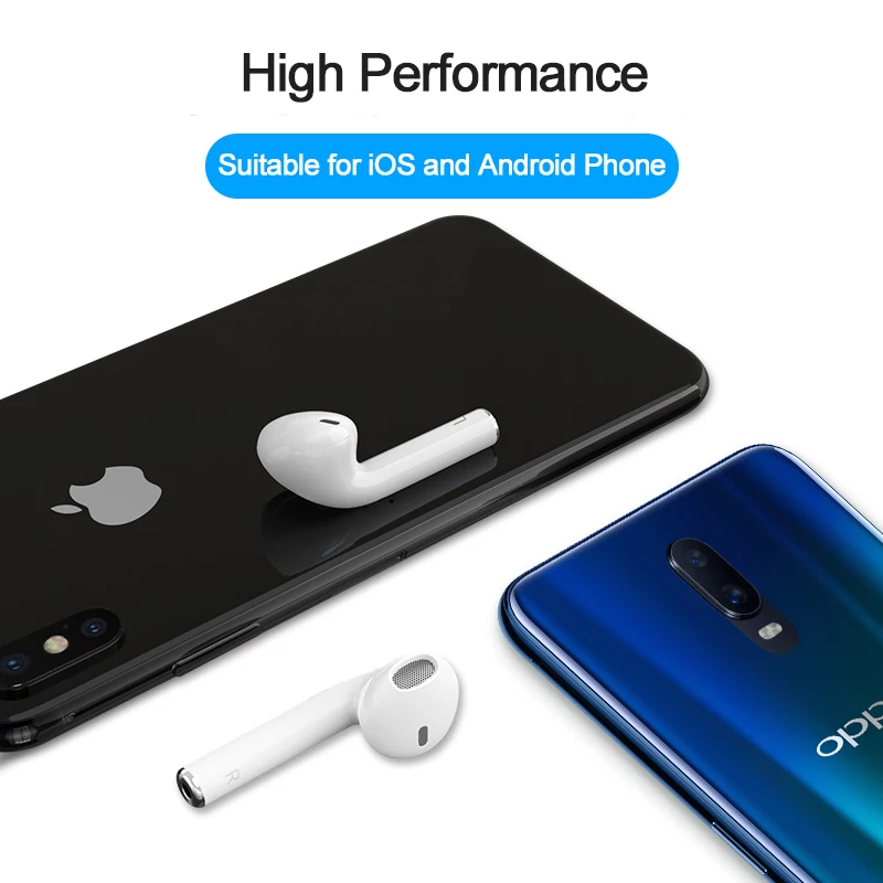 Наушники HOCO Twins Mini 3D стерео звук Bluetooth наушники настоящие Беспроводные спортивные наушники с сенсорным управлением наушники с внешним аккумулятором