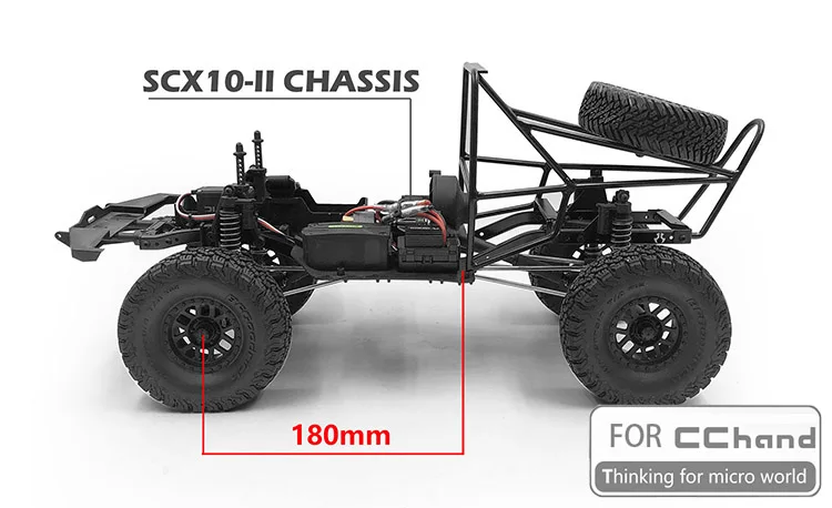 Задняя рама из алюминиевого сплава для CChand AXIAL SCX10 SCX 10 II|Детали и аксессуары| |