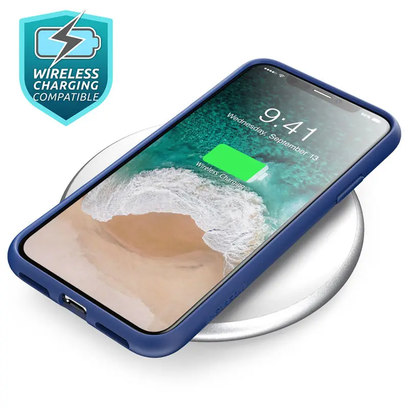 Чехол для iPhone X Xs 5 8-дюймовый i-Blason Halo Series с защитой от ударов и царапин прозрачный