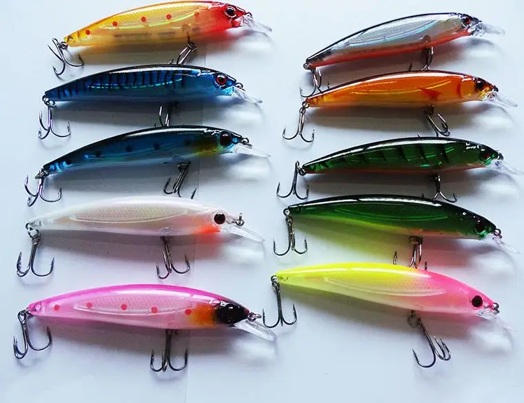 10 шт./лот видов цветов искусственные жесткие рыболовные приманки см 13 5 г свитер