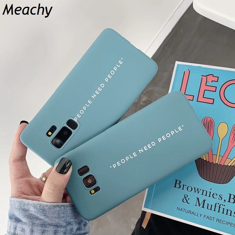 Матовый Жесткий чехол Meachy для Samsung Galaxy S10 Plus Note 9 8 S9 S8 модный простой с