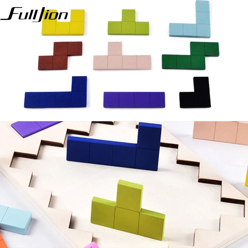 Fulljion игра головоломка деревянные игрушки обучающие математике Обучающие