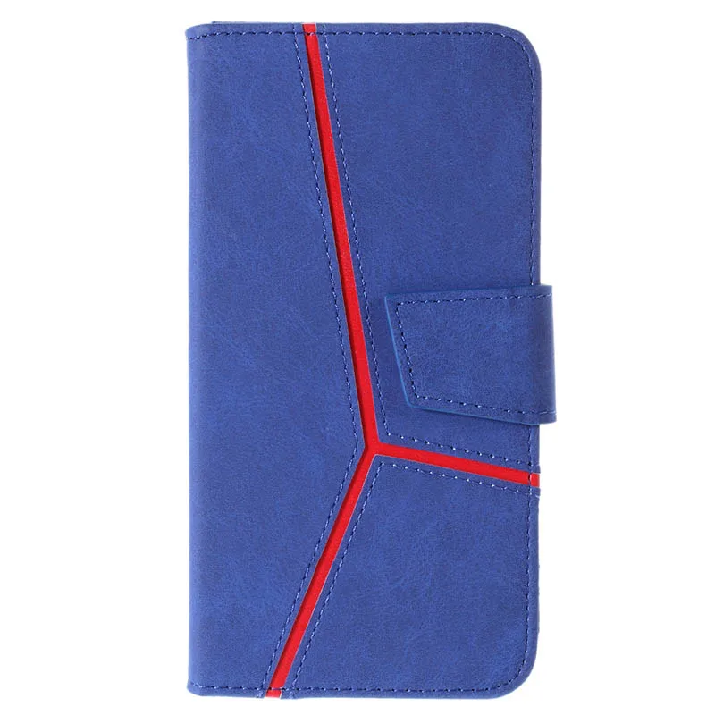 Blue Для samsung Galaxy S10 S10e S9 S8 плюс J4 Prime J6 A7 A5 A8 A6 A730 A530 A600 A605 J400 кожаный чехол-книжка с дизайном бумажник чехол Крышка - Цвет: Blue