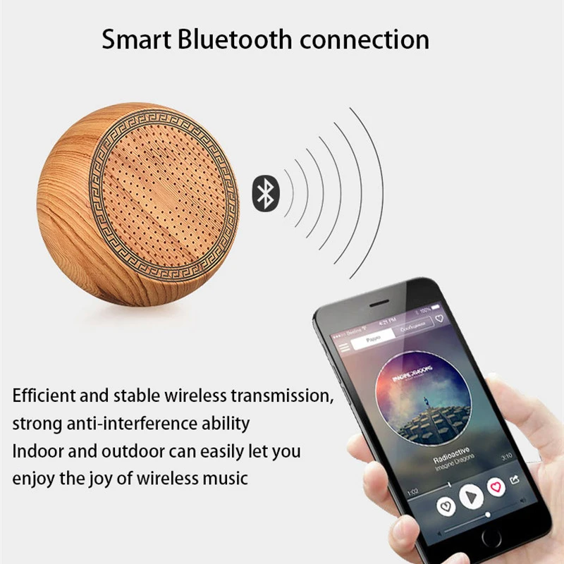 Interpad мини открытый портативный Bluetooth динамик беспроводной стерео музыкальный