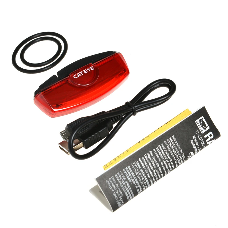 CATEYE велосипедный фонарь светодиодный задняя фара водонепроницаемый USB