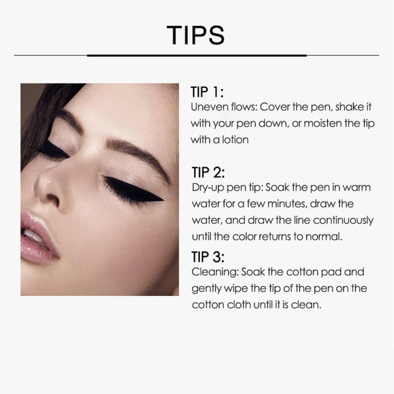 Жидкая подводка для глаз карандаш макияжа Подводка 24 часа прочный