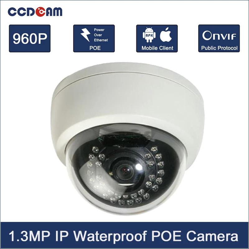 CCDCAM HD 960P 1 3-мегапиксельная POE ip-камера сетевая инфракрасная светодиодная