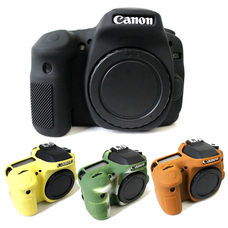 Высококачественный мягкий силиконовый чехол для камеры Canon EOS 80D резиновый 80d