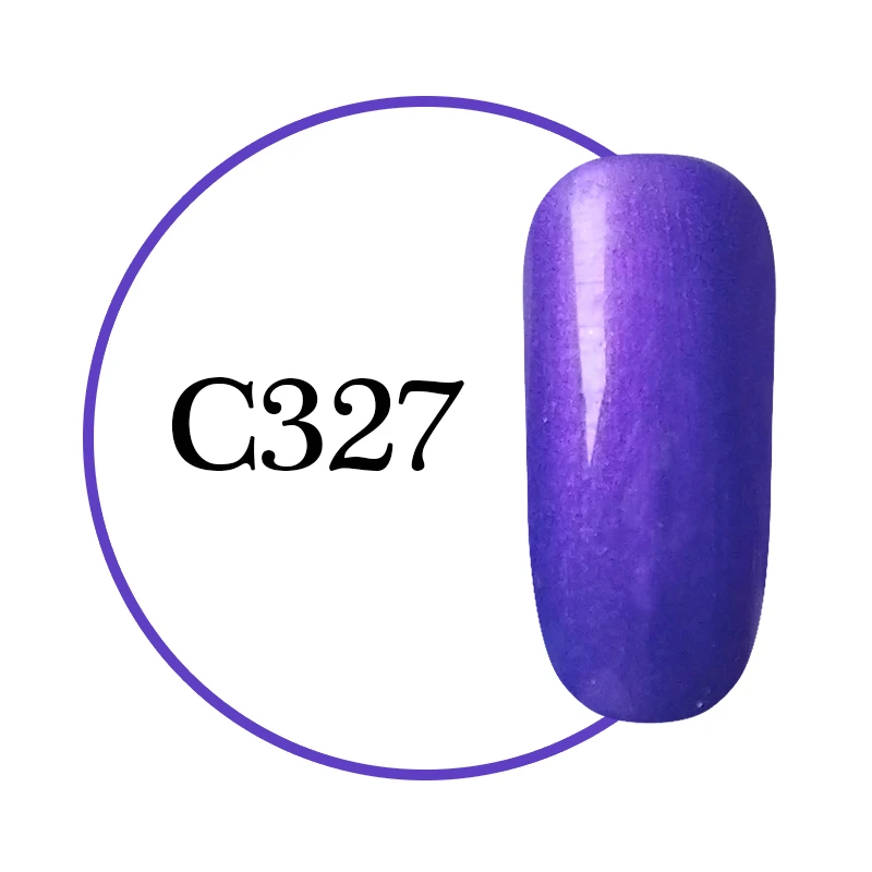 C327 M. ladea, 5 мл, замачиваемый Гель-лак, Блестящий лак для ногтей, 1 баночка, покраска, УФ-и светодиодный гель для ногтей, buliding - Цвет: C327