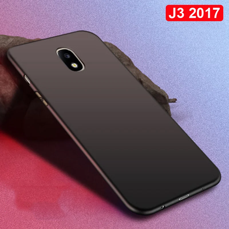 Мягкий силиконовый чехол для Samsung Galaxy J3 2017 Матовый ТПУ тонкий защитный J 3