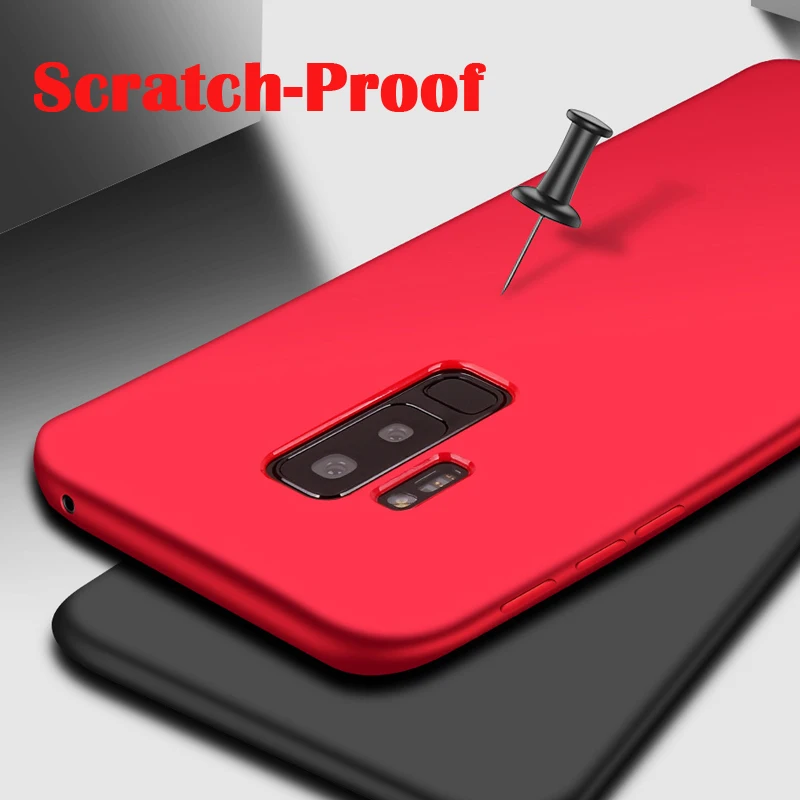 Мягкий силиконовый матовый чехол для телефона Samsung Galaxy S8 S9 S10 S10e Note 8 9 A6 J4 J6 A8 Plus J8 2018