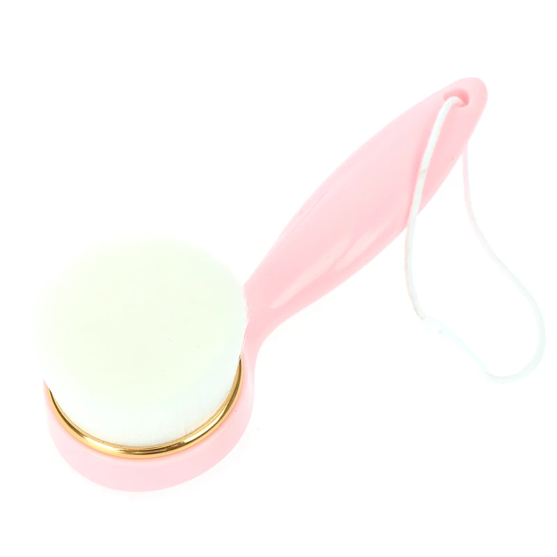 Nylon Face Washing Brush Facial Superfine Fibre Soft Deep Pore Cleansing Massage With Long Handle Beauty Tool | Красота и здоровье