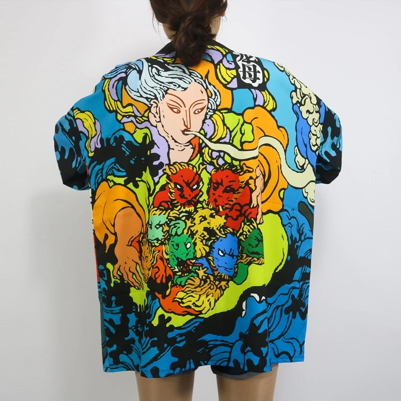 Женское кимоно yukata Длинная блузка в традиционном стиле модель FF001 2019|Одежда Азии