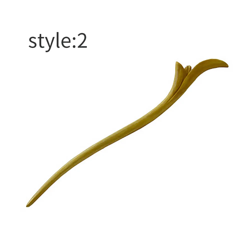 Style 02 Женские винтажные стильные заколки для волос ручной работы, классические деревянные аксессуары для волос для девушек, женские свадебные заколки для волос - Цвет: Style 02