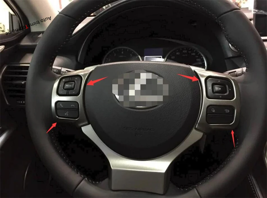 Yimaautotrims матовый внутренний ремонт подходит для LEXUS NX 200 300h 2015 2019 кнопки рулевого