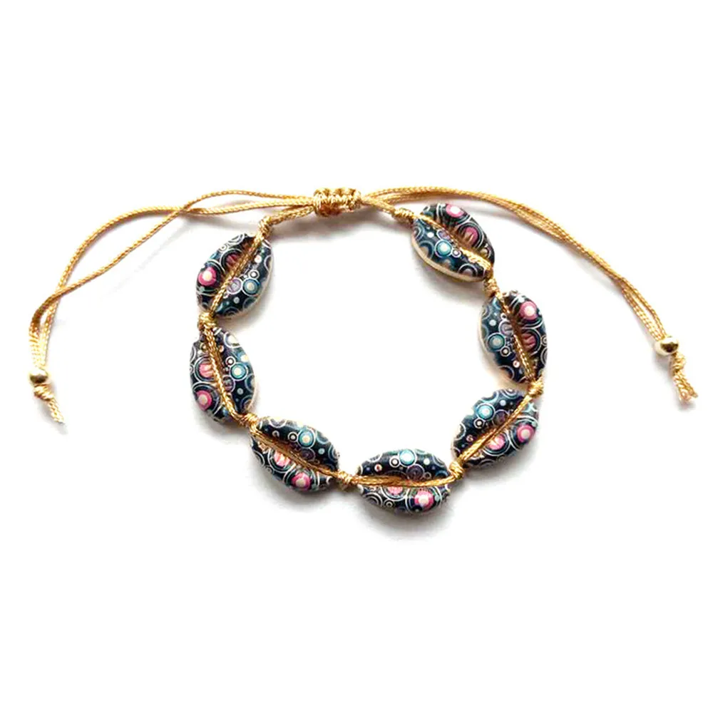 Женская веревочная цепочка MLING разноцветный регулируемый браслет в богемном