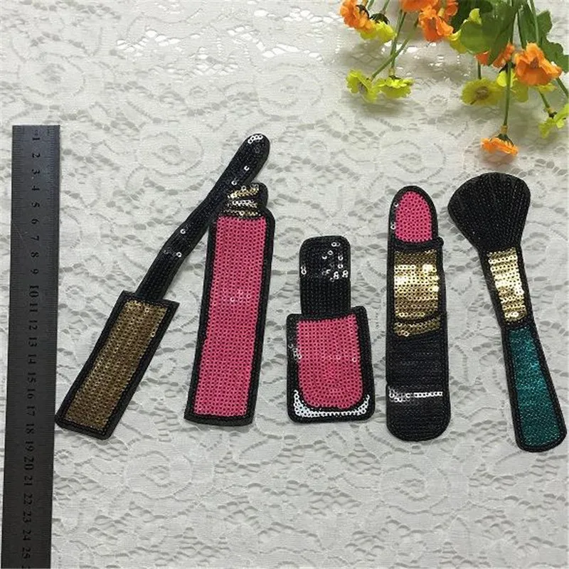 Блёстки 19 см Косметика патч вышитые Нашивки для Костюмы шить-на иметь дело с ним