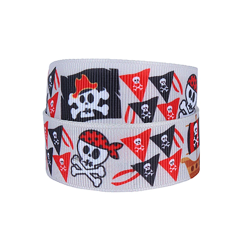 

FLRA Ribbon (50yards/lot) Wholesale FLORA Ribbons pirate style grosgrain ribbon
