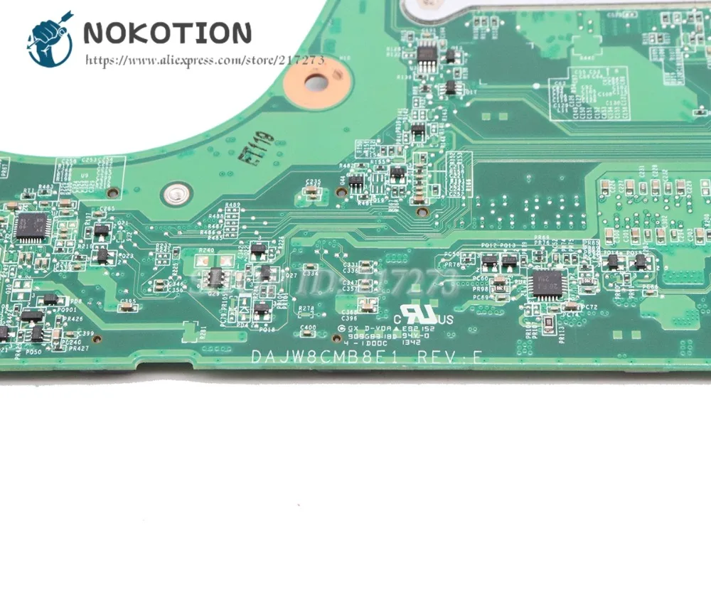 Материнская плата NOKOTION DAJW8CMB8E1 CN 0JPMWP для ноутбука Dell Vostro 5470 материнская SR170 i5 4200U CPU